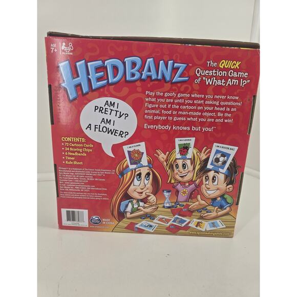 Hedbanz Family Game Night 2nd Edition by Spin Master – Complete Set - Picture 2 of 6